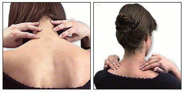 Massage survécu pour l'ostéochondose du cou